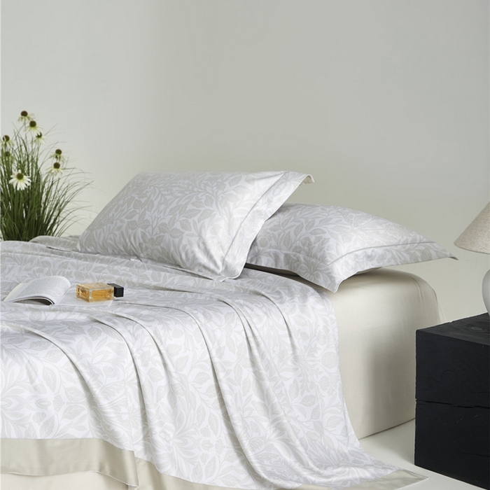 91家纺网 家纺一手货源 找家纺 沐白家居2025新款竹纤维+天丝软凉席三件套 幽香--浅卡其