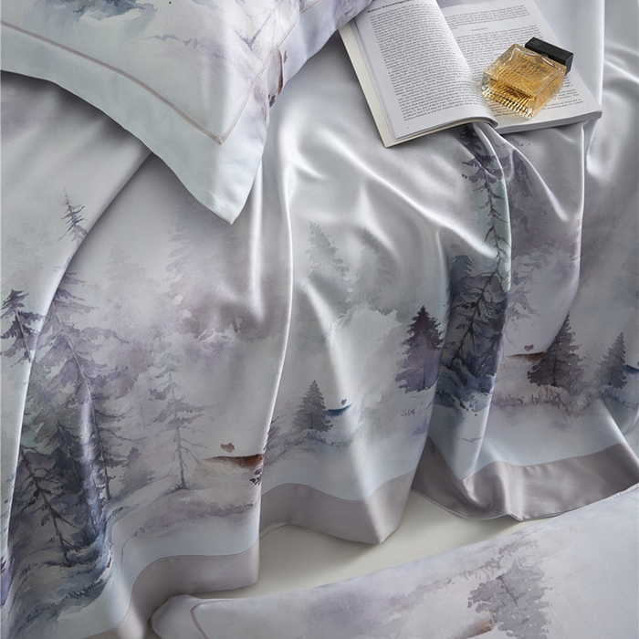 91家纺网 家纺一手货源 找家纺 沐白家居2025新款竹纤维+天丝软凉席三件套 云梦