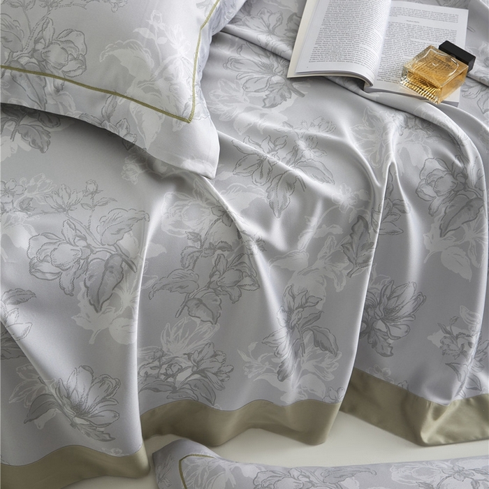 91家纺网 家纺一手货源 找家纺 沐白家居2025新款竹纤维+天丝软凉席三件套 织梦--奶绿