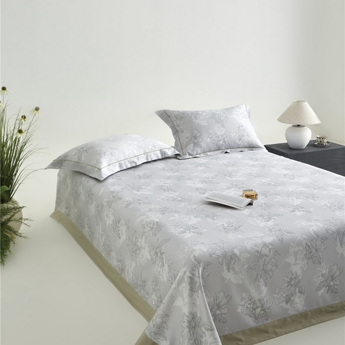 91家纺网 家纺一手货源 找家纺 沐白家居2025新款竹纤维+天丝软凉席三件套 织梦--奶绿