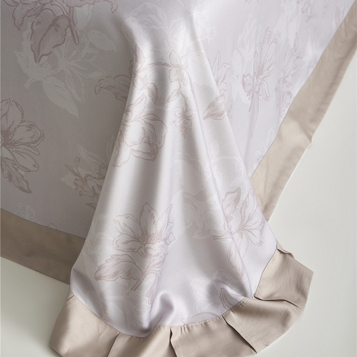 91家纺网 家纺一手货源 找家纺 沐白家居2025新款竹纤维+天丝软凉席三件套 织梦--浅豆沙