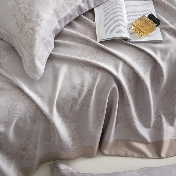 91家纺网 家纺一手货源 找家纺 沐白家居2025新款竹纤维+天丝软凉席三件套 织梦--浅豆沙