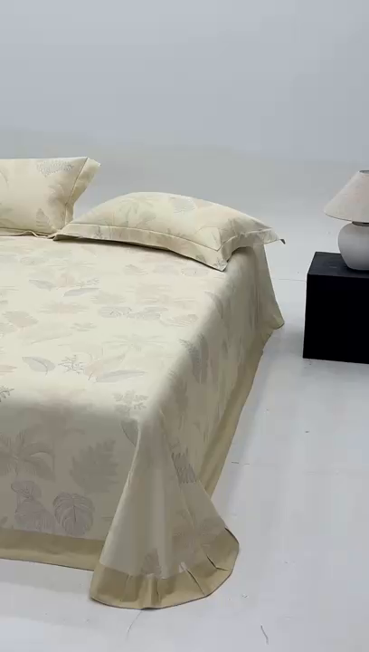 91家纺网 家纺一手货源 找家纺 沐白家居2025新款竹纤维+天丝软凉席三件套 一帘幽梦