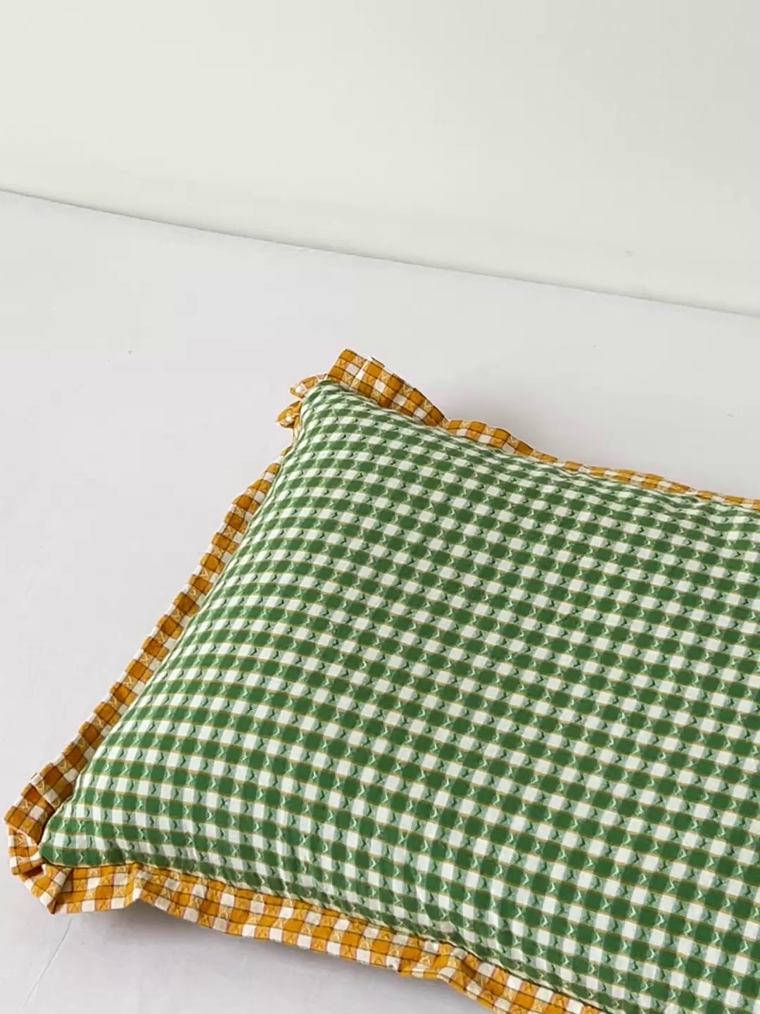 91家纺网 家纺一手货源 找家纺 （总）卓昌枕芯 2025春夏新款全棉双拼刺绣荞麦壳枕头pp棉枕芯