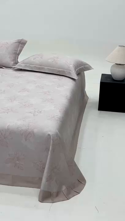 91家纺网 家纺一手货源 找家纺 沐白家居2025新款竹纤维+天丝软凉席三件套 织梦--浅豆沙