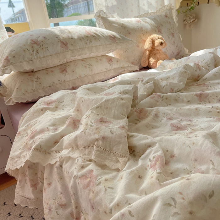 91家纺网 家纺一手货源 找家纺 爱彼家纺 2025夏季新款镂空水洗棉夏被 镂空夏被-露红烟紫