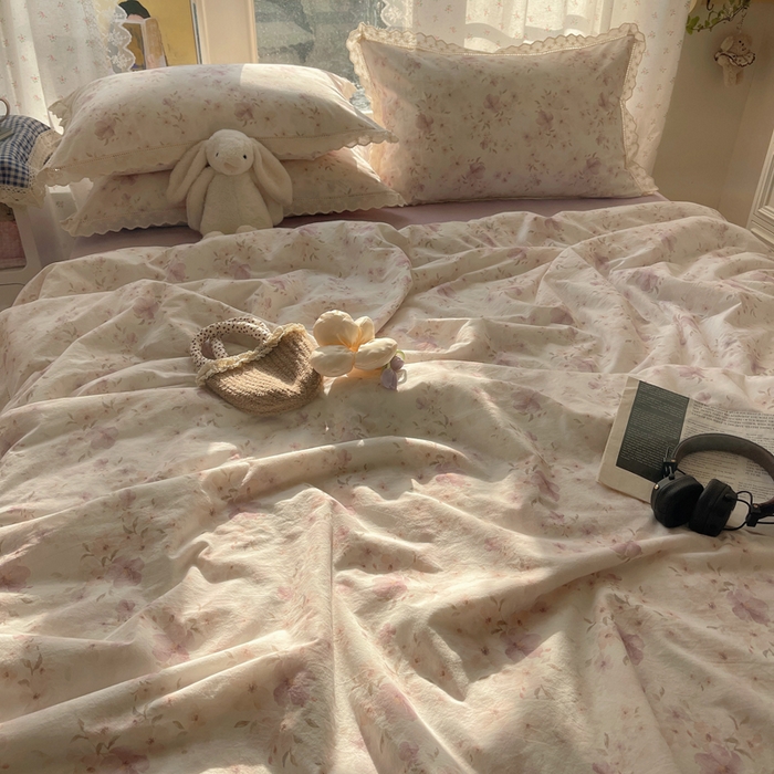 91家纺网 家纺一手货源 找家纺 爱彼家纺 2025夏季新款镂空水洗棉夏被 镂空夏被-春意