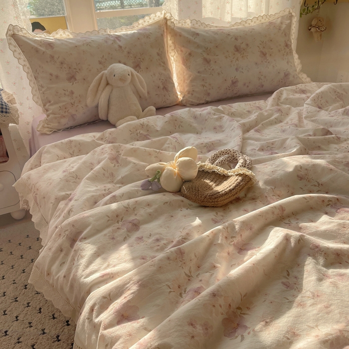 91家纺网 家纺一手货源 找家纺 爱彼家纺 2025夏季新款镂空水洗棉夏被 镂空夏被-春意