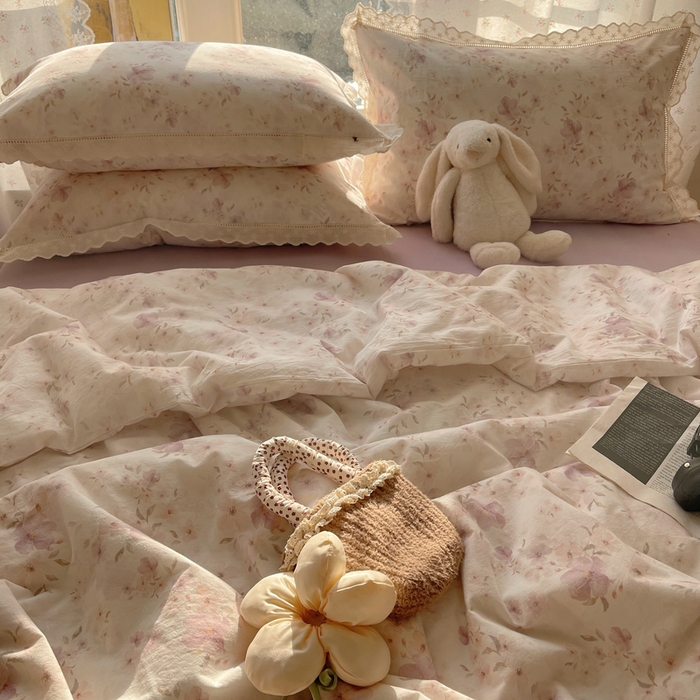 91家纺网 家纺一手货源 找家纺 爱彼家纺 2025夏季新款镂空水洗棉夏被 镂空夏被-春意