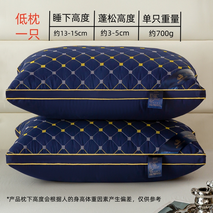 91家纺网 家纺一手货源 找家纺 （总）怡薇格枕芯 2025新款磨毛4色满天星枕芯