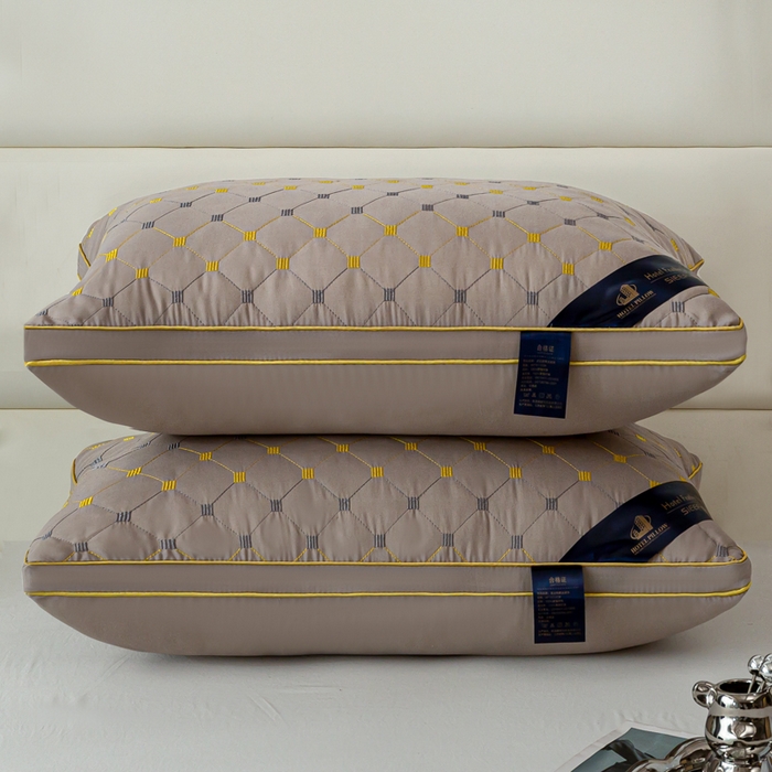 91家纺网 家纺一手货源 找家纺 （总）怡薇格枕芯 2025新款磨毛4色满天星枕芯