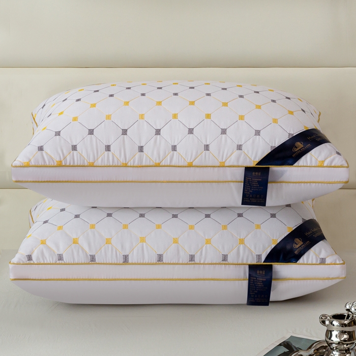 91家纺网 家纺一手货源 找家纺 （总）怡薇格枕芯 2025新款磨毛4色满天星枕芯