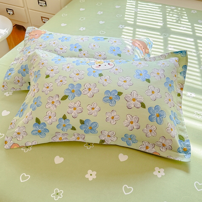 91家纺网 家纺一手货源 找家纺 优逸家纺 2025新款植物羊绒小清新斜纹磨毛四件套