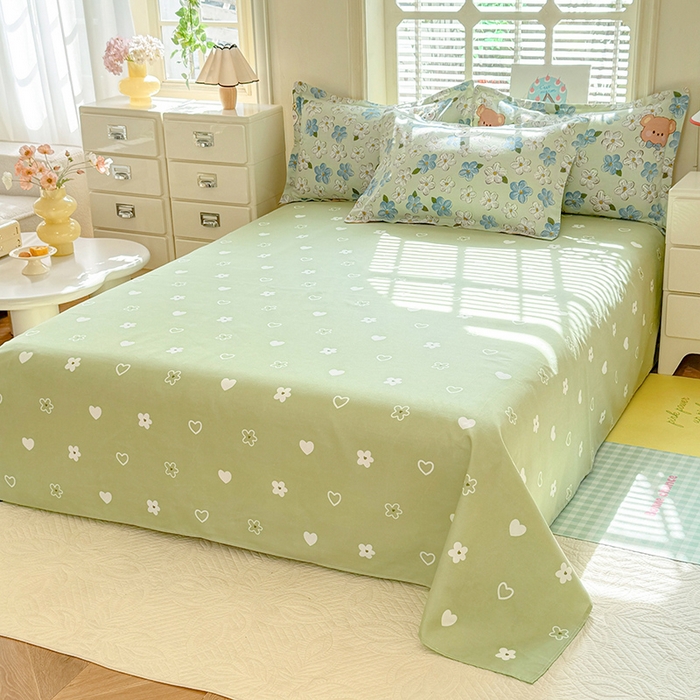 91家纺网 家纺一手货源 找家纺 优逸家纺 2025新款植物羊绒小清新斜纹磨毛四件套