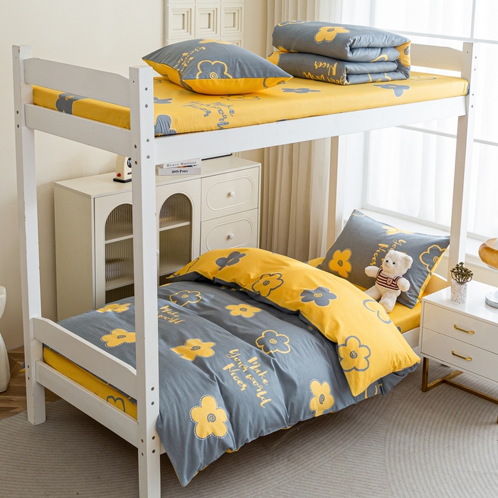 91家纺网 家纺一手货源 找家纺 （总）简冠家纺 2025新款全棉学生宿舍三四件套多件套大礼包