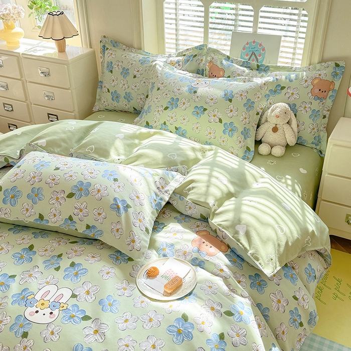 91家纺网 家纺一手货源 找家纺 优逸家纺 2025新款植物羊绒系列四件套