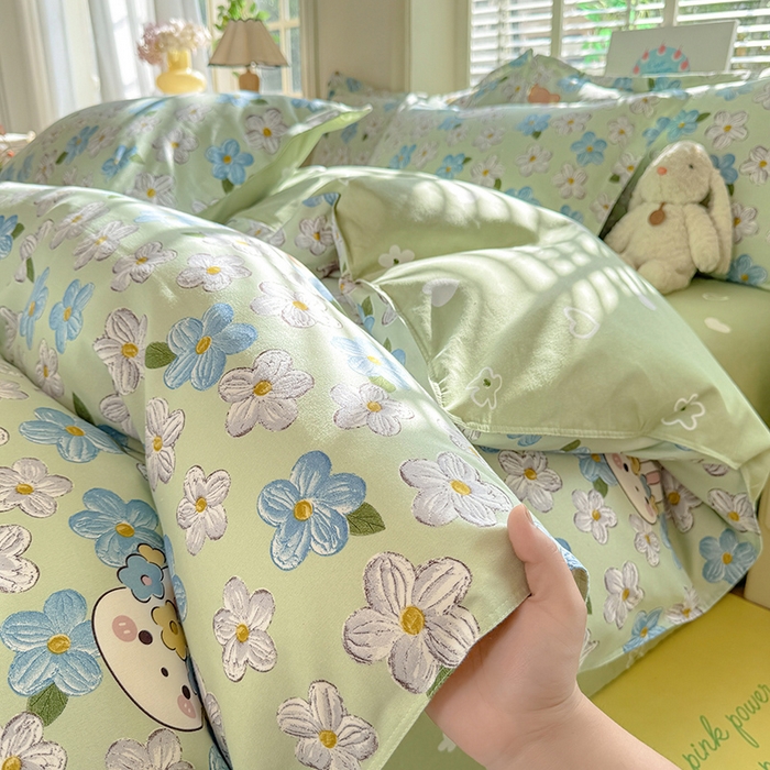 91家纺网 家纺一手货源 找家纺 优逸家纺 2025新款植物羊绒系列四件套