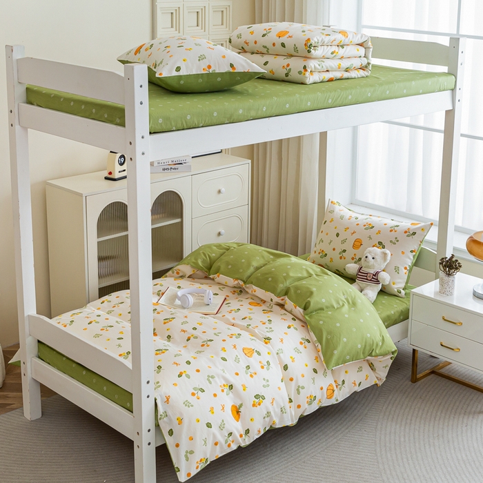 91家纺网 家纺一手货源 找家纺 （总）简冠家纺 2025新款全棉学生宿舍三四件套多件套大礼包