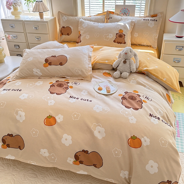 91家纺网 家纺一手货源 找家纺 优逸家纺 2025新款植物羊绒系列四件套