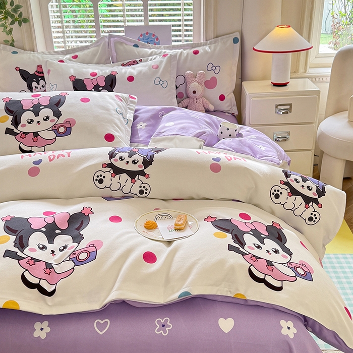 91家纺网 家纺一手货源 找家纺 优逸家纺 2025新款植物羊绒系列四件套