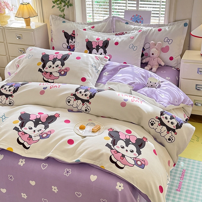 91家纺网 家纺一手货源 找家纺 优逸家纺 2025新款植物羊绒系列四件套