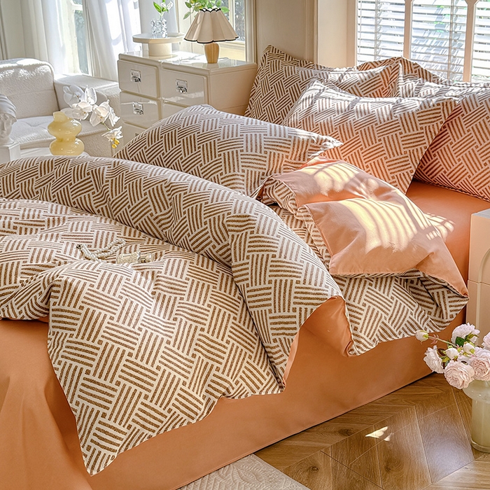 91家纺网 家纺一手货源 找家纺 优逸家纺 2025新款植物羊绒系列四件套