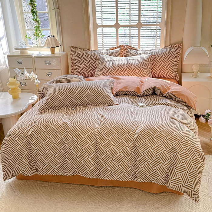 91家纺网 家纺一手货源 找家纺 优逸家纺 2025新款植物羊绒系列四件套