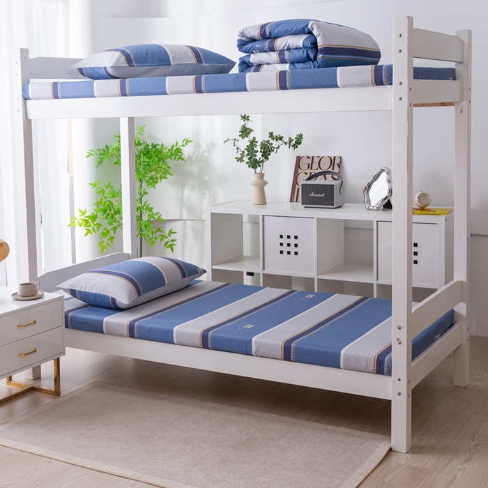 91家纺网 家纺一手货源 找家纺 （总）简冠家纺 2025新款全棉学生宿舍三四件套床笠款