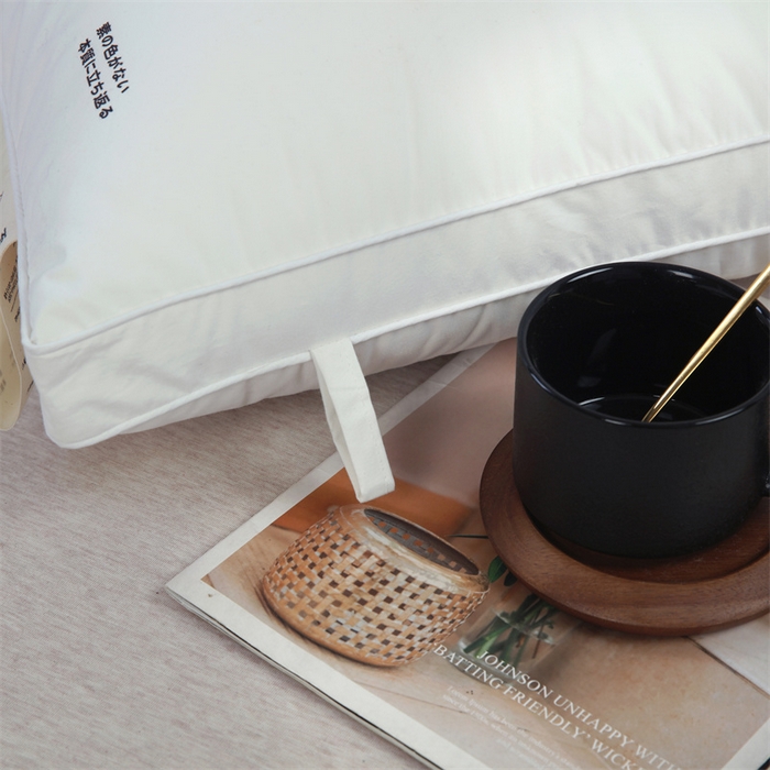 91家纺网 家纺一手货源 找家纺 （总）怡薇格枕芯 2025新款至简60支全棉a类羽丝绒枕头枕芯