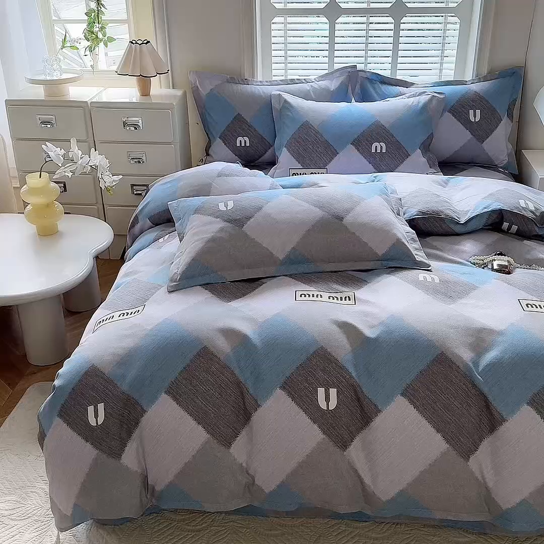 91家纺网 家纺一手货源 找家纺 优逸家纺 2025新款植物羊绒系列四件套