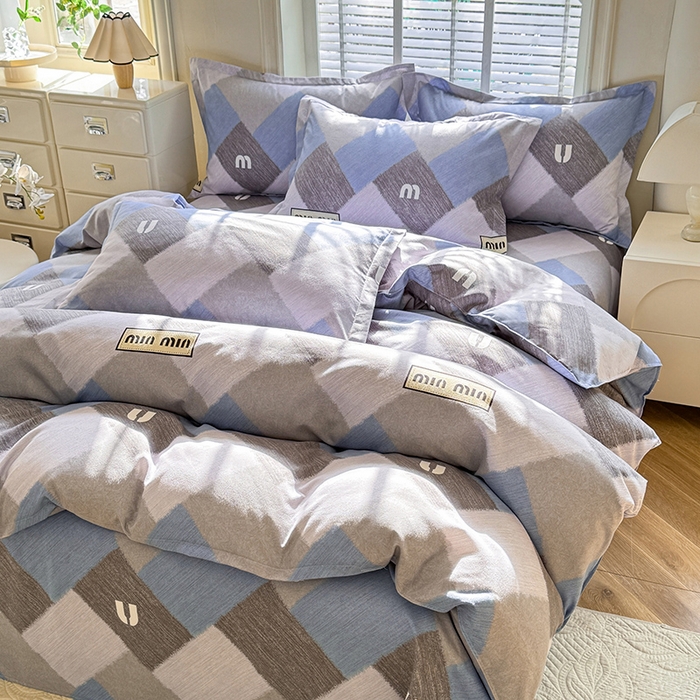 91家纺网 家纺一手货源 找家纺 优逸家纺 2025新款植物羊绒系列四件套