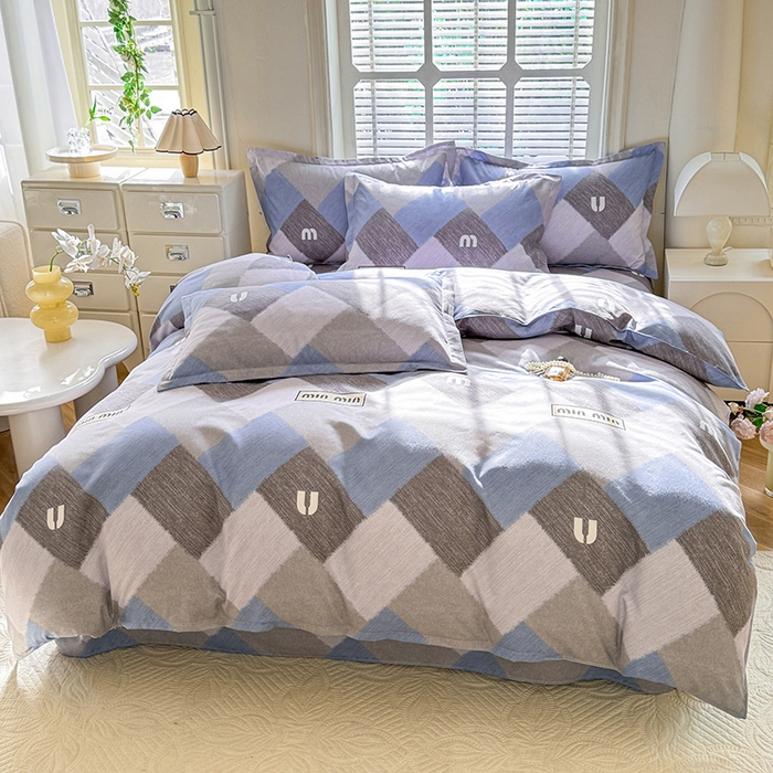 91家纺网 家纺一手货源 找家纺 优逸家纺 2025新款植物羊绒系列四件套