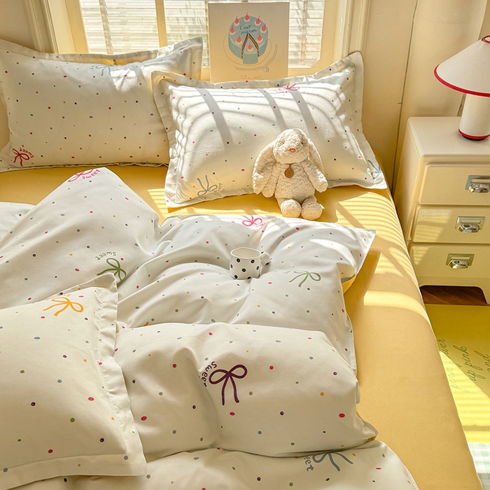 91家纺网 家纺一手货源 找家纺 优逸家纺 2025新款植物羊绒小清新斜纹磨毛四件套