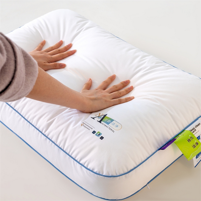 91家纺网 家纺一手货源 找家纺 （总）怡薇格枕芯 2025新款全棉三防分区护颈枕头枕芯