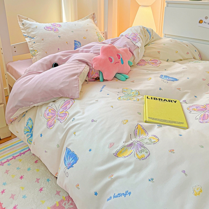 91家纺网 家纺一手货源 找家纺 （总）朵朵2025新款芦荟棉学生床单被套