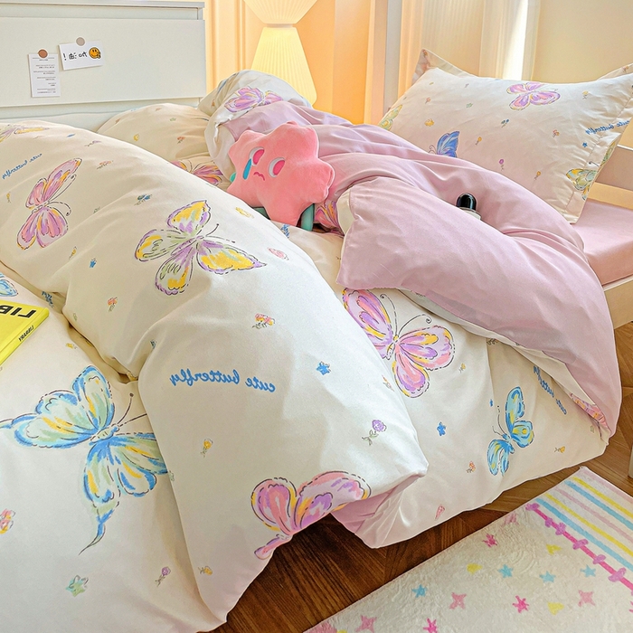 91家纺网 家纺一手货源 找家纺 （总）朵朵2025新款芦荟棉学生床单被套