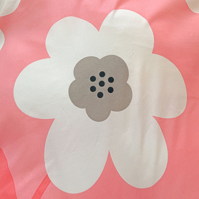 91家纺网 家纺一手货源 找家纺 朵朵2025新款芦荟棉学生床单被套 春暖花开-粉