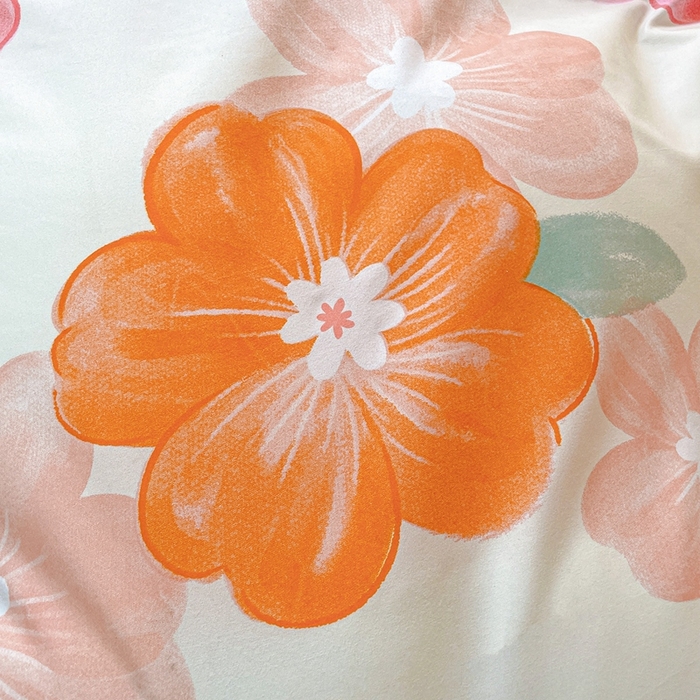 91家纺网 家纺一手货源 找家纺 朵朵2025新款芦荟棉学生床单被套 花夕