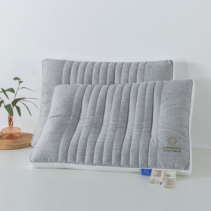 91家纺网 家纺一手货源 找家纺 （总）境月枕芯坊 2025新款艾香黄荆子枕 枕头枕芯