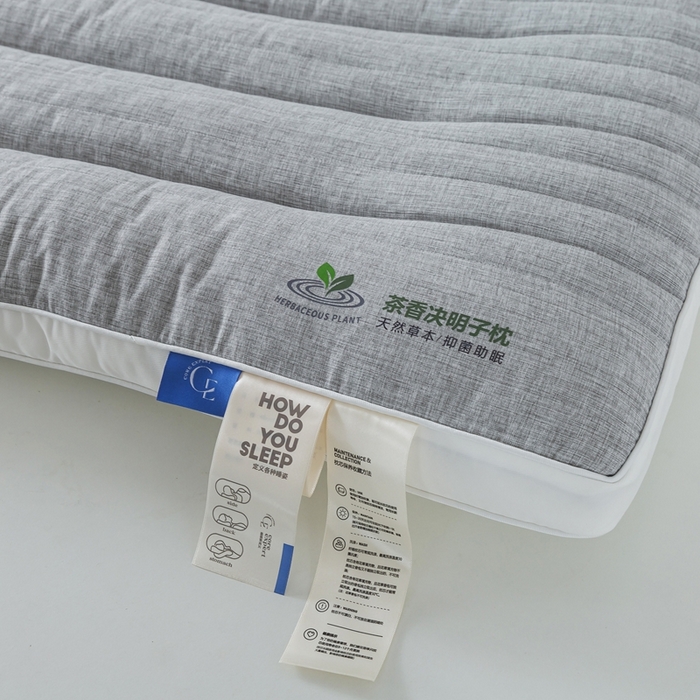91家纺网 家纺一手货源 找家纺 （总）境月枕芯坊 2025新款茶香决明子枕 枕头枕芯