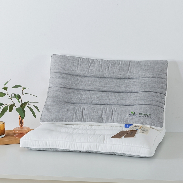 91家纺网 家纺一手货源 找家纺 （总）境月枕芯坊 2025新款茶香决明子枕 枕头枕芯