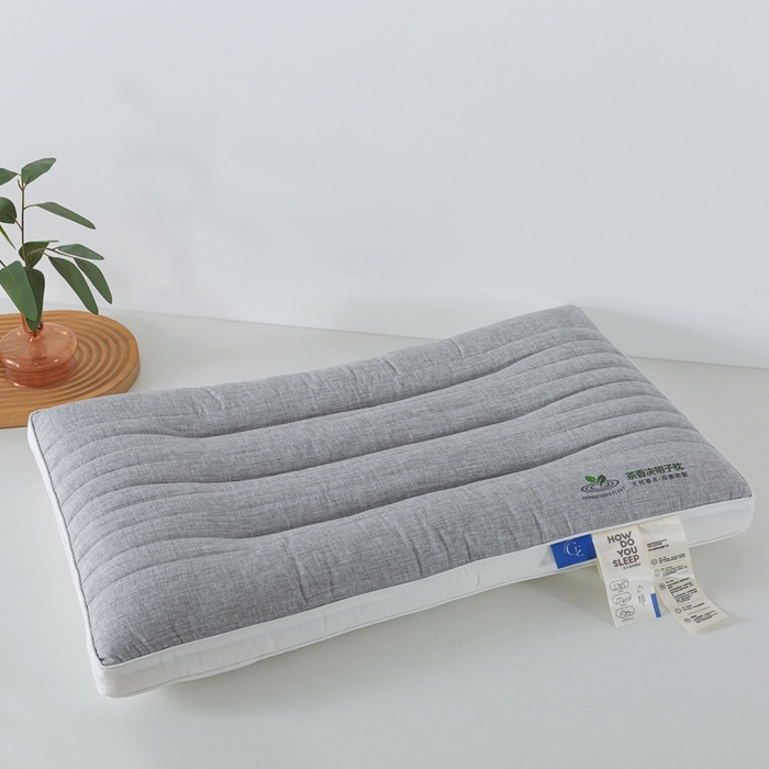 91家纺网 家纺一手货源 找家纺 （总）境月枕芯坊 2025新款茶香决明子枕 枕头枕芯