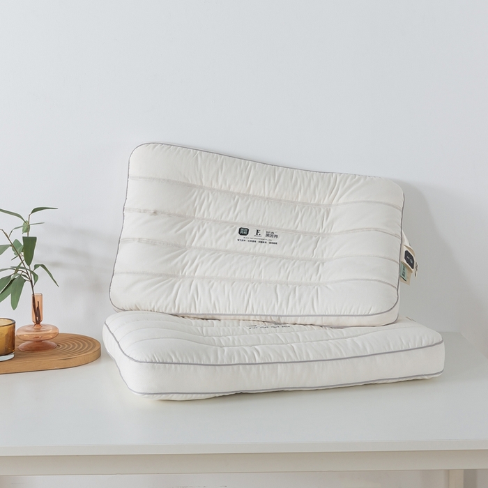 91家纺网 家纺一手货源 找家纺 （总）境月枕芯坊 2025新款黑苦荞薰衣草安神枕 枕头枕芯