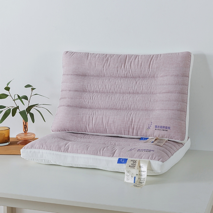 91家纺网 家纺一手货源 找家纺 （总）境月枕芯坊 2025新款薰衣草荞麦枕 枕头枕芯