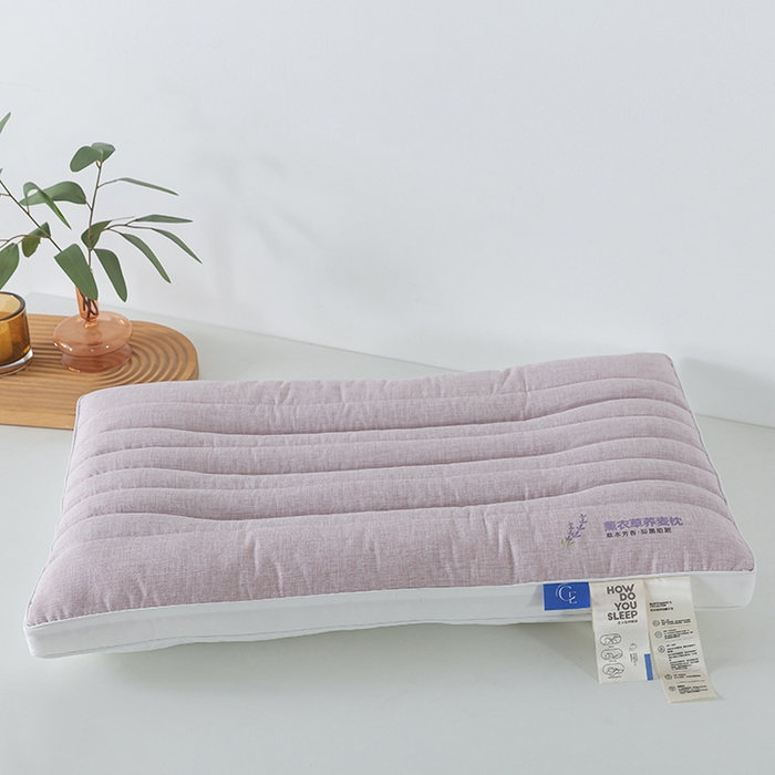 91家纺网 家纺一手货源 找家纺 （总）境月枕芯坊 2025新款薰衣草荞麦枕 枕头枕芯