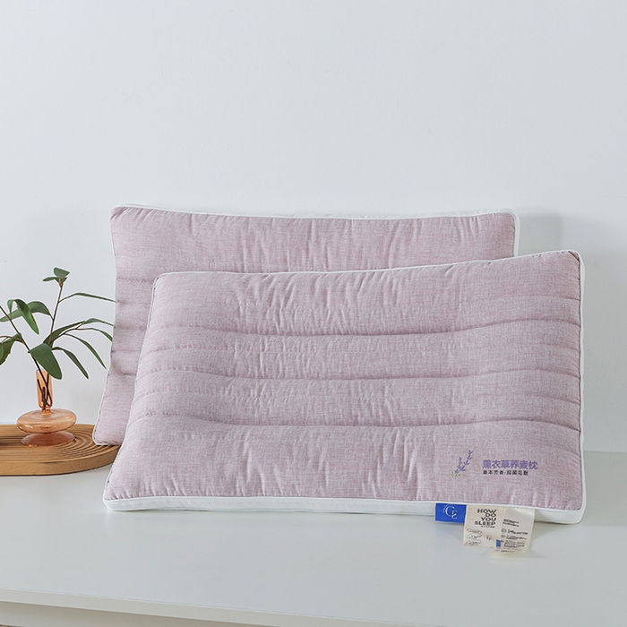91家纺网 家纺一手货源 找家纺 （总）境月枕芯坊 2025新款薰衣草荞麦枕 枕头枕芯