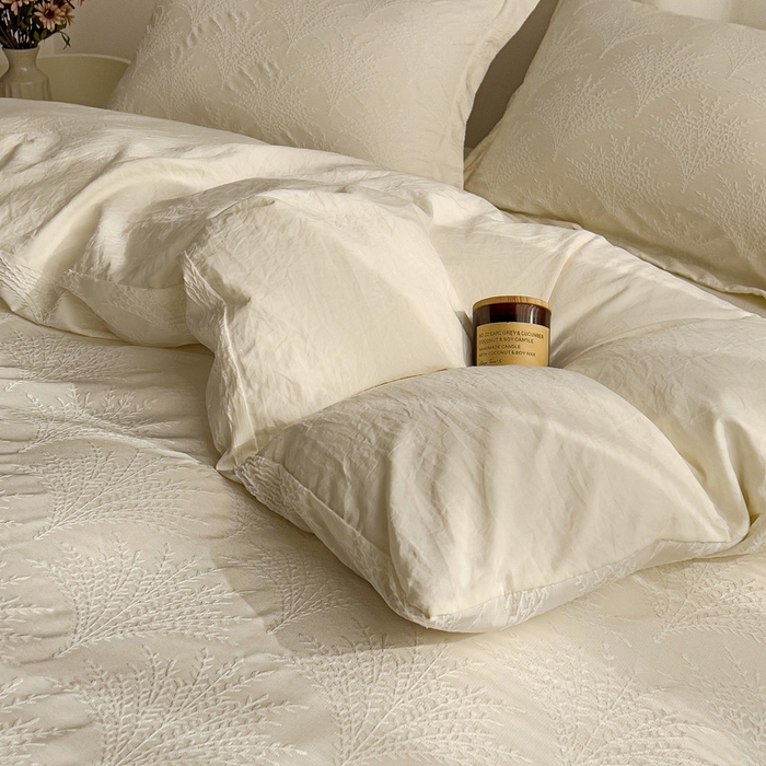 91家纺网 家纺一手货源 找家纺 （总）卡普家居 2025新款A类轻奢双层纱提花四件套摇钱树系列