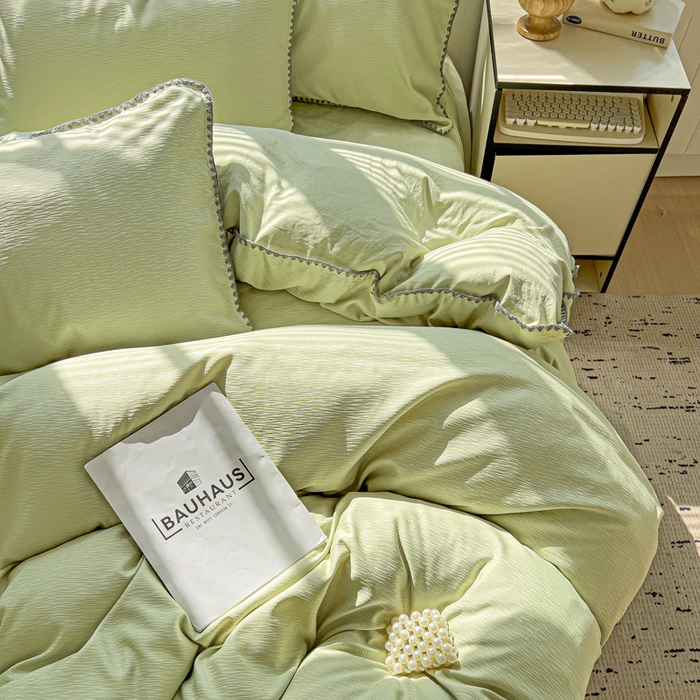 91家纺网 家纺一手货源 找家纺 （总）卡普家居 2025新款A类轻奢贝壳绣丝柔缎提花枕套