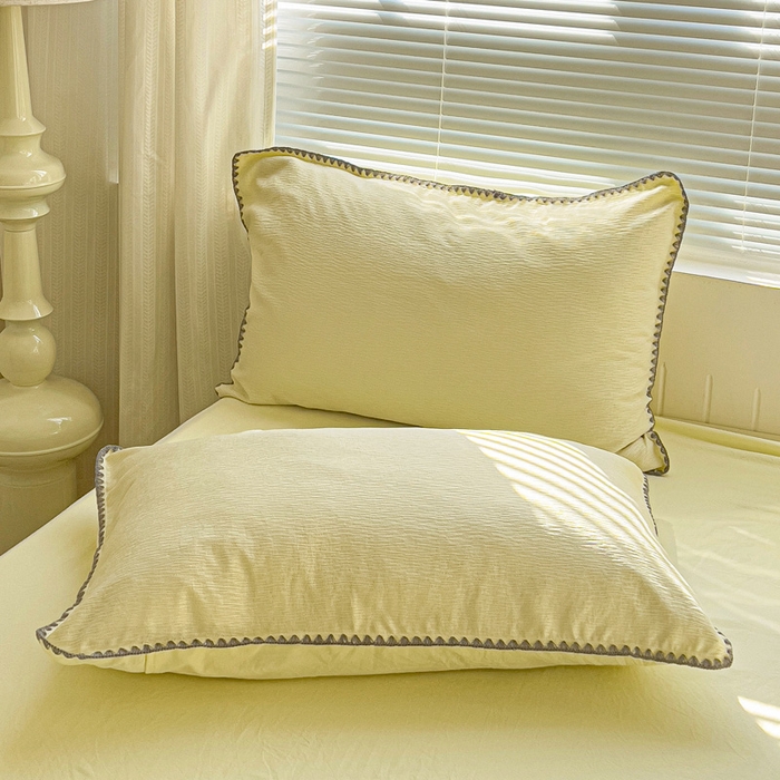 91家纺网 家纺一手货源 找家纺 （总）卡普家居 2025新款A类轻奢贝壳绣丝柔缎提花四件套