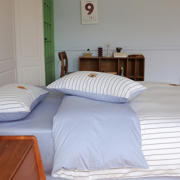 91家纺网 家纺一手货源 找家纺 棉眠 2025新款60支全棉卡比巴拉刺绣款床单四件套 你的橘子掉了-白